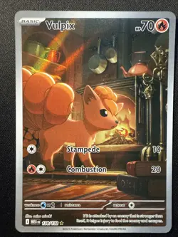 Pokemon Vulpix Mega Evolution IR 138/132 NM Condition - Image 1