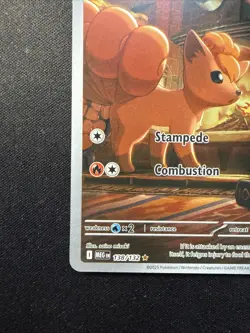 Pokemon Vulpix Mega Evolution IR 138/132 NM Condition - Image 2