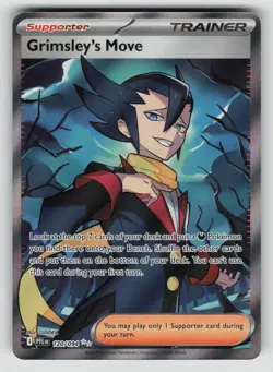 Grimsley's Move 120/094 Ultra Rare Phantasmal Flames Pokemon Holo Near Mint - Image 1