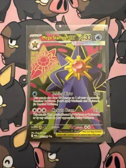 Mega Starmie ex 102/088 Ultra Rare Perfect Order Pokemon Holo Near Mint - Image 1