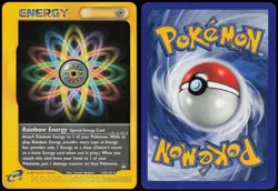 Rainbow Energy 144/147 Aquapolis Rare Pokemon Card - NM - Image 3
