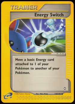 Energy Switch 120/147 Aquapolis Uncommon Pokemon Card - NM - Image 1