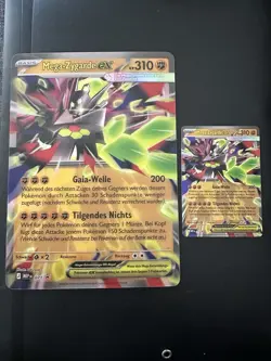 Mega-Zygarde EX Black Star Promo Pokemon Karte XXL 3D Karte & Standard Karte - Image 1