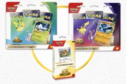 PRESALE Pokemon TCG 30th Anniversary Tech Sticker (2)+ 1 Knock Out Collection - Image 1