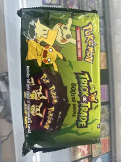 2023 Pokemon -Halloween BOOster Bundle Trick Or Trade 50 Packs-full box! - Image 1