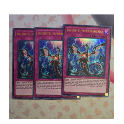 Konami Yu-Gi-Oh! Infinite Impermanence 1st Ed Ultra Rare DUOV-EN099 Lot of 3 - Image 1