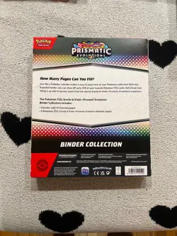 Pokemon Prismatic Evolutions Binder Collection NEW SEALED - Image 2