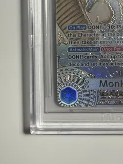 BGS 9.5 Monkey.D.Luffy Gold Foil SP OP05-119 A Fist of Divine Speed - Image 3