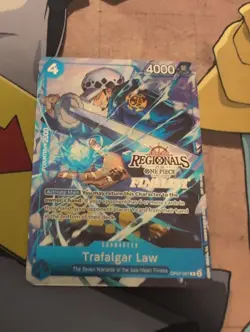 One Piece TCG Trafalgar Law Op07-047 Offline Regionals Finalist - Image 1