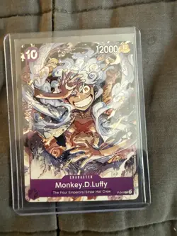 • Monkey.D.Luffy • P-041 Full Art Starter Deck 18 One Piece TCG LP - Image 1