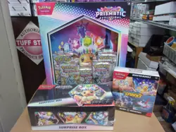 POKEMON PRISMATIC SURPRISE & BINDER + SURGING BUNDLE + BLACK + WHITE ETB'S - Image 2