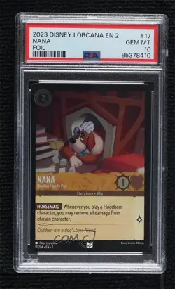 2023 Disney Lorcana - Rise of the Floodborn 2 Foil Nana Darling Family Pet #17 - Image 1