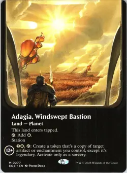 Adagia, Windswept Bastion (Borderless) 277 Edge of Eternities NM - Image 1