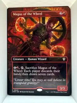Magus of the Wheel (Borderless) R Commander Masters 643 NM - Image 1