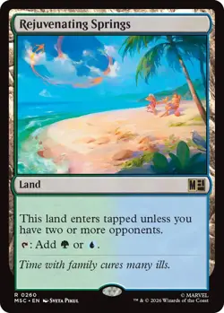 Rejuvenating Springs Light Play, English Magic the Gathering MTG Commander: Marv - Image 1
