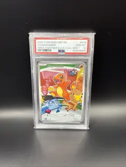 2026 POKEMON FIRST PARTNER ILLUSTRATION COLLECTION SERIES 1 CHARMANDER PSA 10 - Image 1