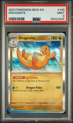 2023 POKEMON 151 MEW EN #149 DRAGONITE PSA 9 - Image 1