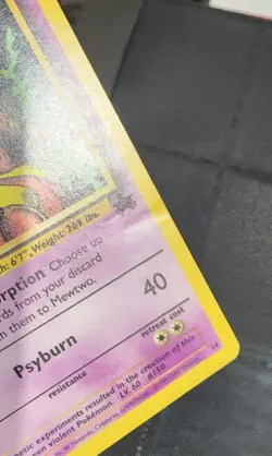 Mewtwo 14 Promo Wizards Black Star Promos Pokemon Moderately Played - Image 3
