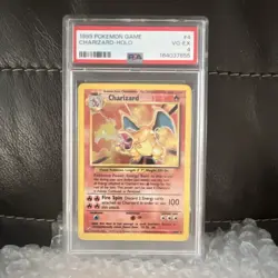 Pokemon 1999 Base Set Charizard Holo 4/102 PSA 4 Pokemon TCG Card Age 6+ - Image 1