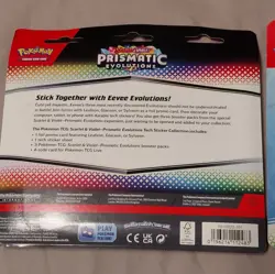 Pokemon TCG Prismatic Evolutions Tech Sticker Collection 3 Packs Leafeon Lot - Image 3