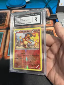 Pokemon Charmander 2013 17/113 Legendary Treasures Reverse Holo CGC 9 Mint - Image 2
