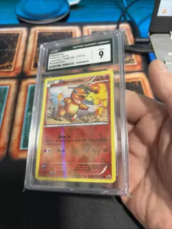 Pokemon Charmander 2013 17/113 Legendary Treasures Reverse Holo CGC 9 Mint - Image 3