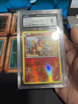Pokemon Charmander 2013 17/113 Legendary Treasures Reverse Holo CGC 9 Mint - Image 4