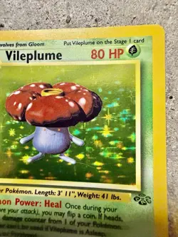 1999 Pokemon Jungle Vileplume Holo Rare #15/64 Wizards of the Coast WOTC - Image 4