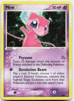 Mew 040 Promo Nintendo Black Star Promos Pokemon Damaged - Image 1