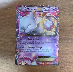 Pokemon Mewtwo EX XY 107 Black Star Promo - Image 1