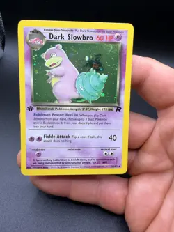 LP Dark Slowbro Team Rocket First Edition Dark Slowbro Holo #12/82 Pokemon - Image 1
