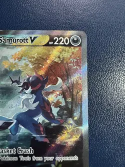 Hisuian Samurott V GG51/GG70 Holo - Pokemon Crown Zenith NM - Image 3