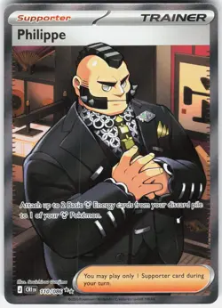 Philippe 110/086 Holo Ultra Rare Chaos Rising Pokemon Near Mint - Image 1