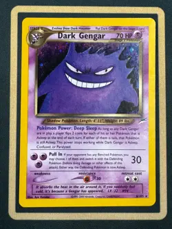 Pokemon TCG - Dark Gengar - 6/105 Neo Destiny - Holo - Light Played #1 - Image 1