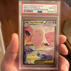 Pokemon TCG 2026 Mega Clefable Ex Special Illustration Rare 119/088 PSA 10 - Image 1
