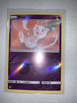 Pokemon Tcg Mew Reverse Holo Rare Hidden Fates 32/68 NM - Image 1