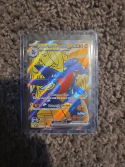 Pokemon TCG SV10: Destined Rivals Cynthia's Garchomp ex #215/182 Ultra Rare NM - Image 1