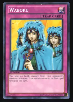 Waboku BP02-EN170 1st Edition Common Yu-Gi-Oh Moderately Played - Image 1