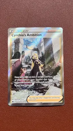 2023 Cynthia's Ambition GG60/GG70 Pokemon TCG Crown Zenith: Galarian Gallery NM - Image 1
