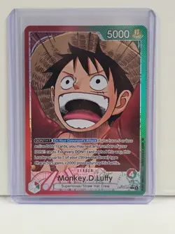 One Piece Monkey D. Luffy OP13-001 Carrying On His Will English - Image 1