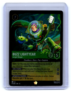 Disney Lorcana Wilds Unknown Buzz Lightyear: Jungle Ranger 91/204 Legendary Foil - Image 1