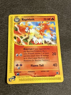 Rapidash Non Holo Rare 62/165 Pokemon Expedition NM/LP - Image 1