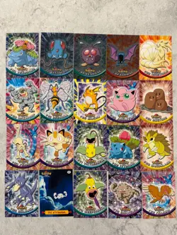 1999 Vintage Topps Pokemon (TV Animation Ed.) - 54 Card Lot - Blue Logo - LP+ - Image 1