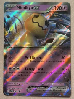Pokemon Card - Mimikyu ex - Holo - Black Star Promo (SVP004) Scarlet & Violet NM - Image 1