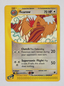 Pokemon Fearow #45/165 Non-Holo Rare - 2002 Expedition Base Set - MINT Cond. - Image 1
