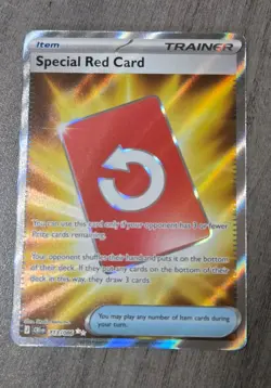 Pokemon Special Red Card Full Art 113/086 Chaos Rising NM/M - Image 1