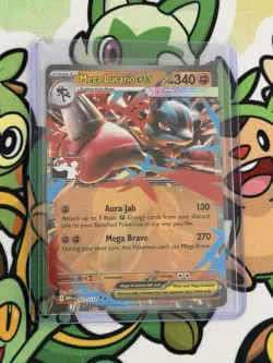 Mega Lucario ex 077/132 - Prize Pack Series Card - Image 1