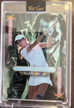 Wildcard Jokers Wild Kai Trump Golfer Card 1/1 - Image 1