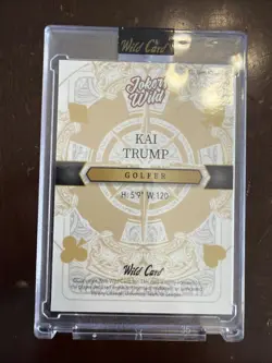 Wildcard Jokers Wild Kai Trump Golfer Card 1/1 - Image 2