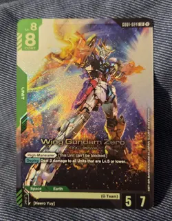 Wing Gundam Zero GD01-024 NM Gundam Card Game - Image 1